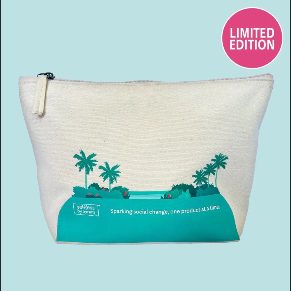 Selfless by Hyram Cotton Wash Bag